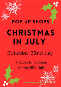 Winton Pop Up Market - Christmas in July