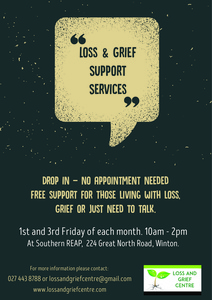 Loss & Grief services now available