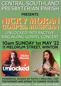 Central Southland Presbyterian Parish presents Nicky Moran