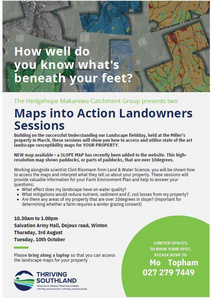 Maps into Action Landowners Sessions