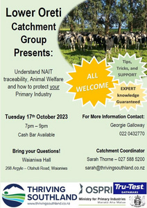 Understand NAIT traceability, animal welfare and how to protect your Primary Industry