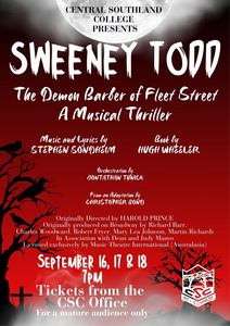 Sweeney Todd A Musical Thriller