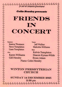 Colin Hendry Presents - FRIENDS IN CONCERT