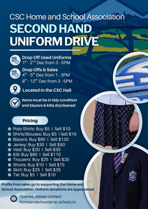CSC Second Hand Uniform Drive