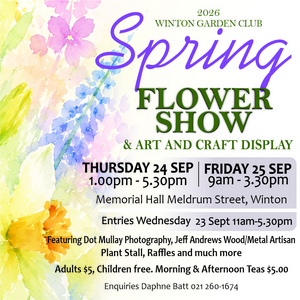 Winton's Spring Flower Show
