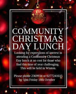 Community Christmas Day Lunch