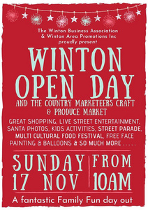 Open day this Sunday