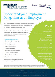 Winton Employment Seminar