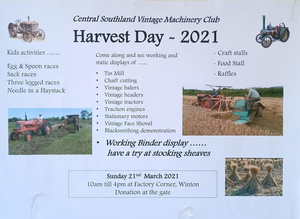 Harvest Day 2021 Winton 